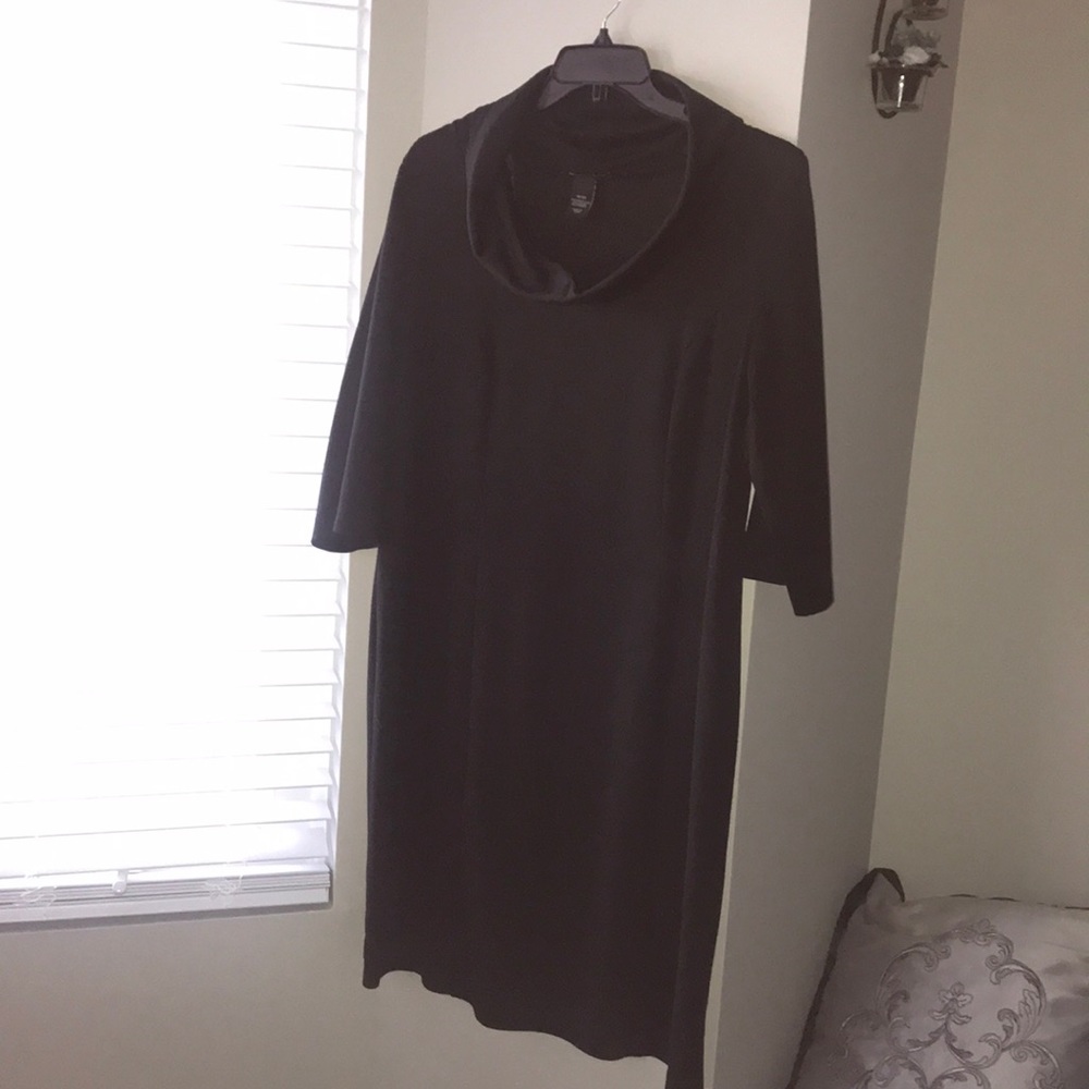 18/20 lane Bryant 3/4 sleeves black dress